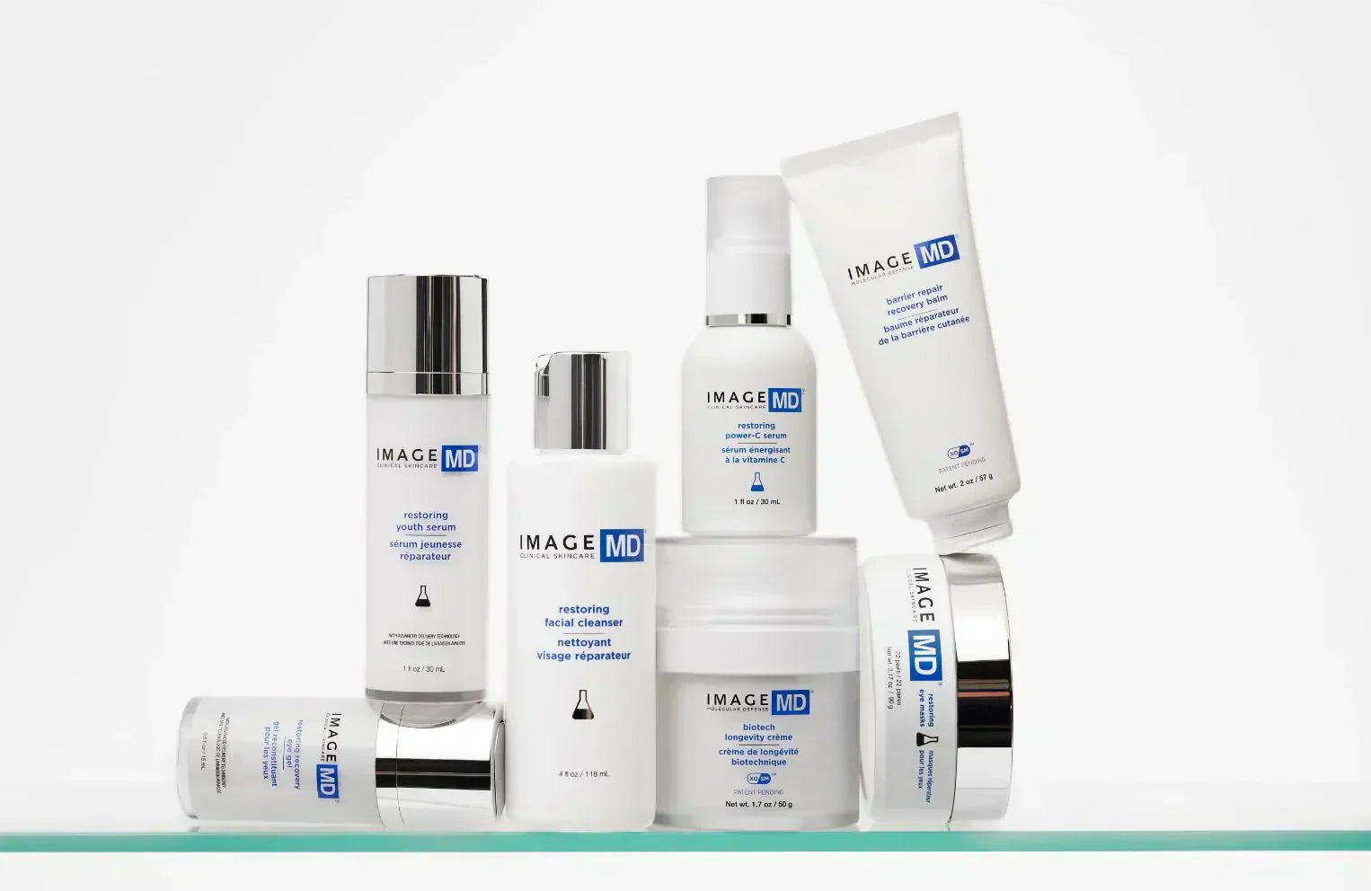 IMAGE MD product collection on white background