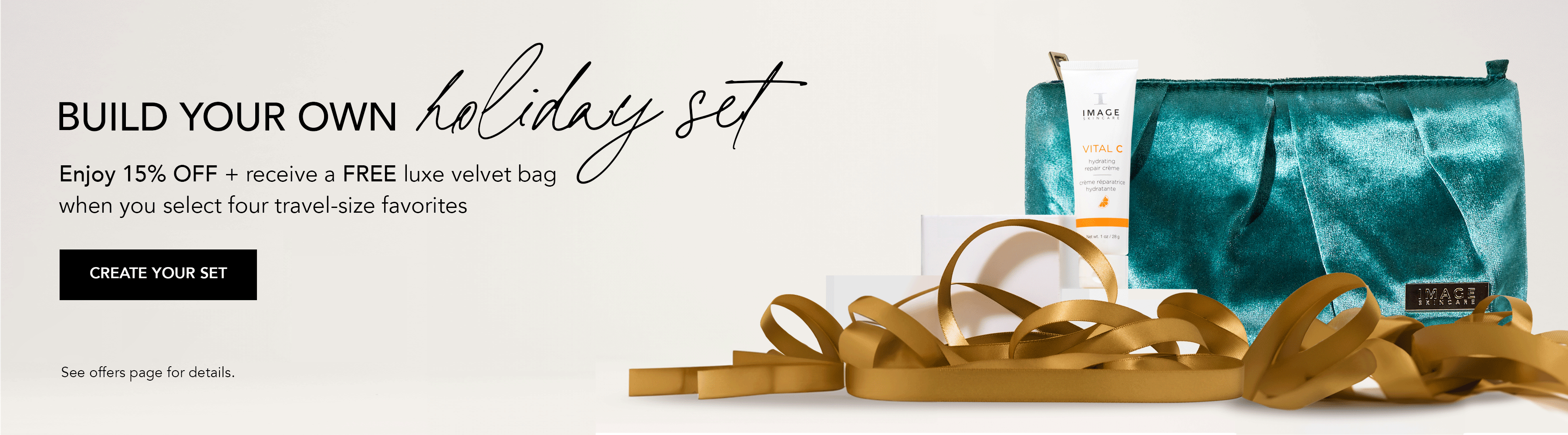 Build Your Own Holiday Set with Luxe Velvet Bag