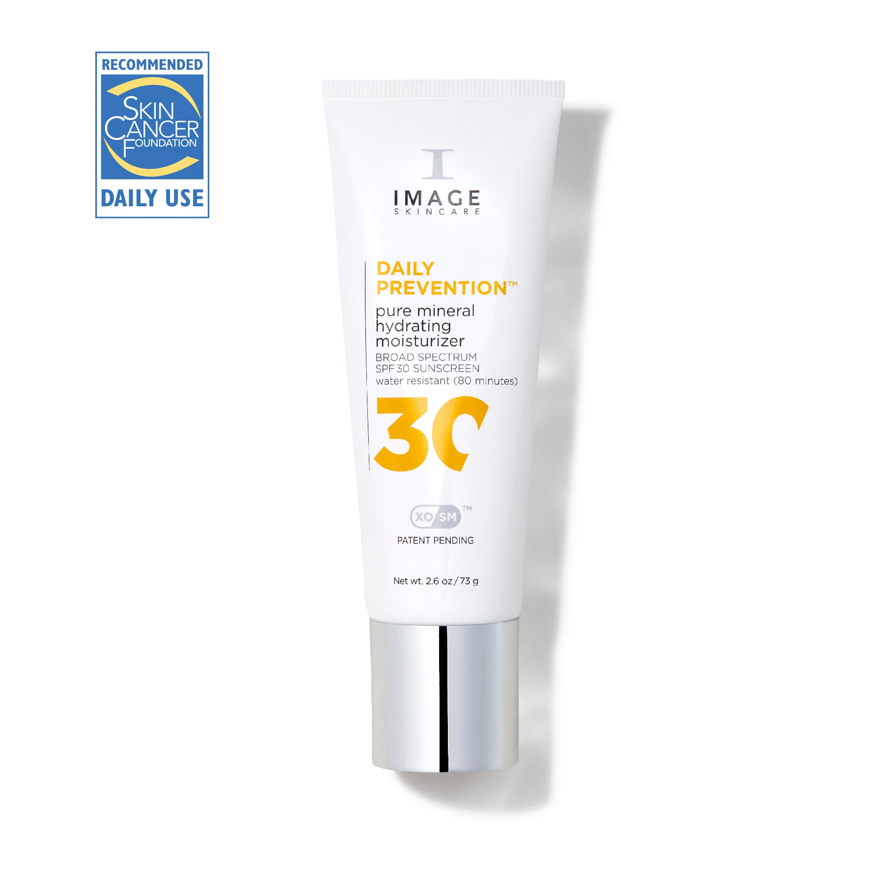 Tube of DAILY PREVENTION pure mineral hydrating face moisturizer with sunscreen SPF 30.