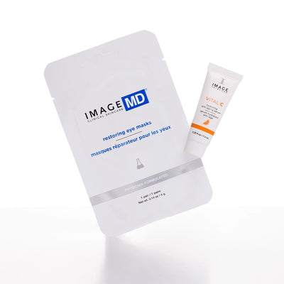 Free Gifts: VITAL C anti-aging serum sample + IMAGE MD eye mask single