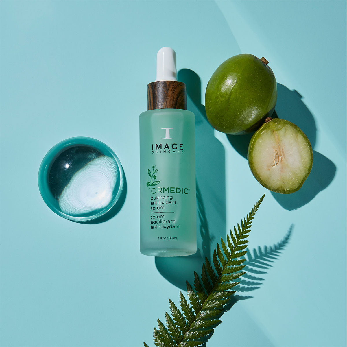 Image Skincare ORMEDIC antioxidant serum is made with aloe vera, vitamin c, and botanical extracts.