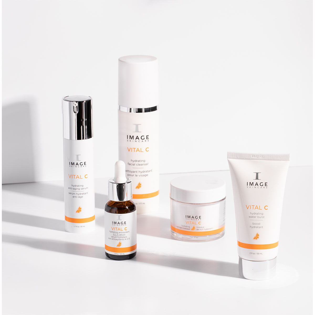 Image Skincare collection of VITAL C products formulated with vitamin C for anti aging. 
