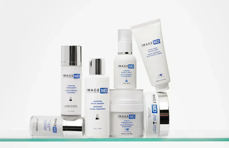 IMAGE MD product collection on white background