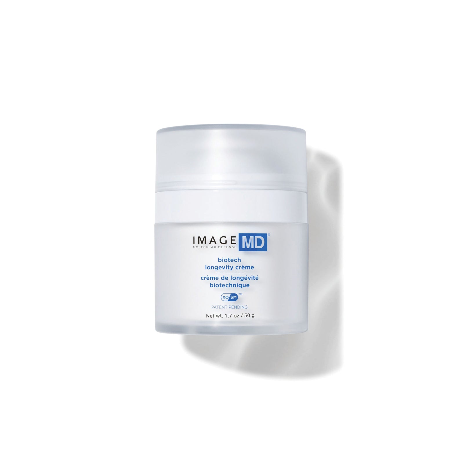 Skincare jar labeled 'IMAGE MD' on a white background