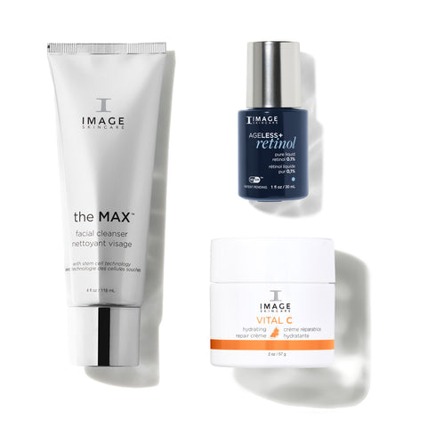 #AGELESS+ retinol starter routine