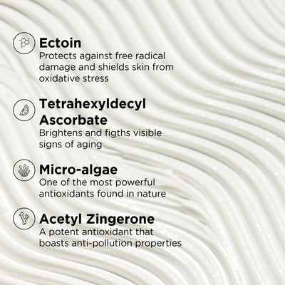 texture shot with benefits listed