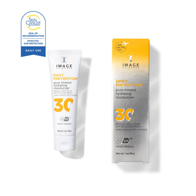 Image Skincare Daily Prevention pure mineral hydrating moisturizer with SPF 30 on a white background