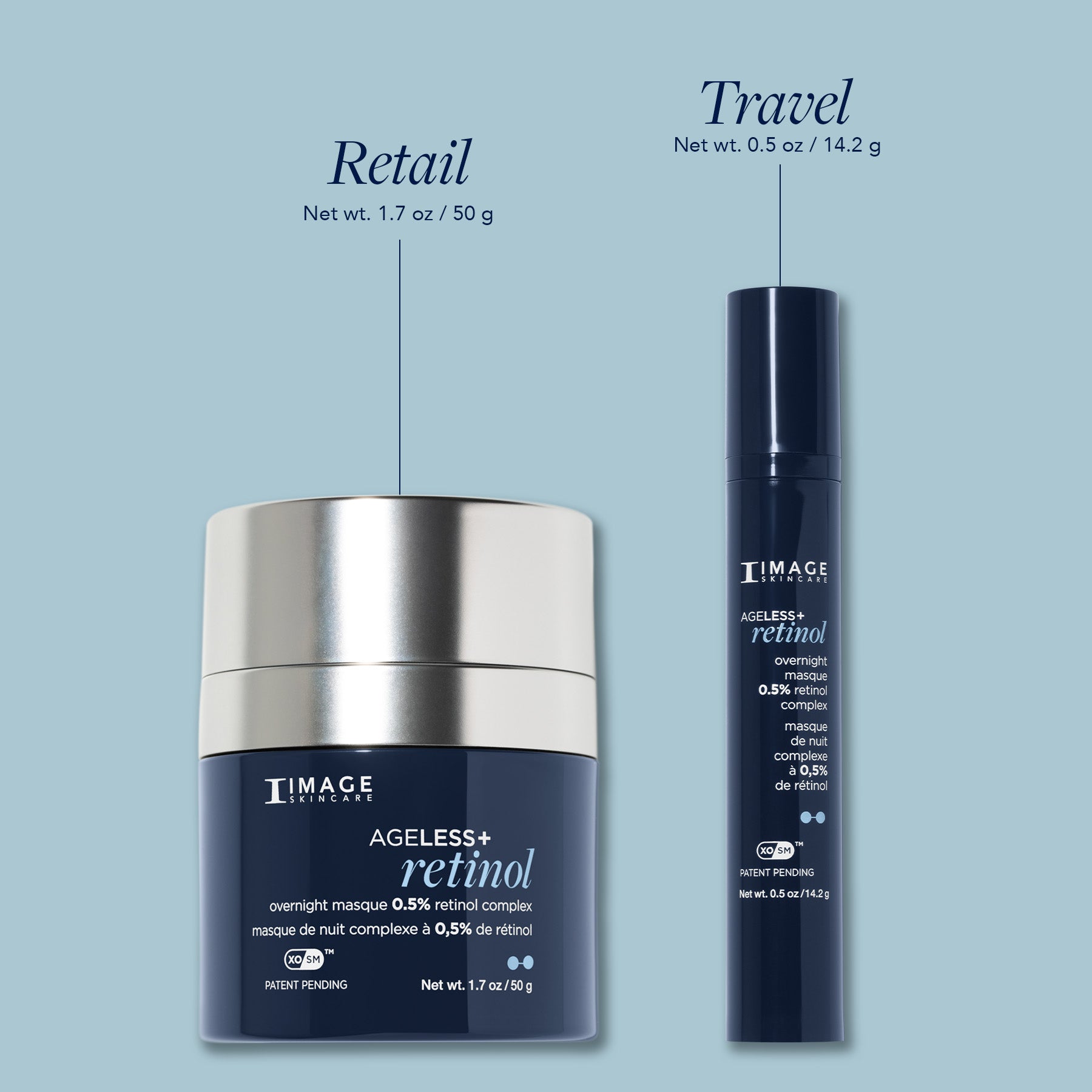 AGELESS+ retinol overnight masque 0.5% retinol complex (travel size)