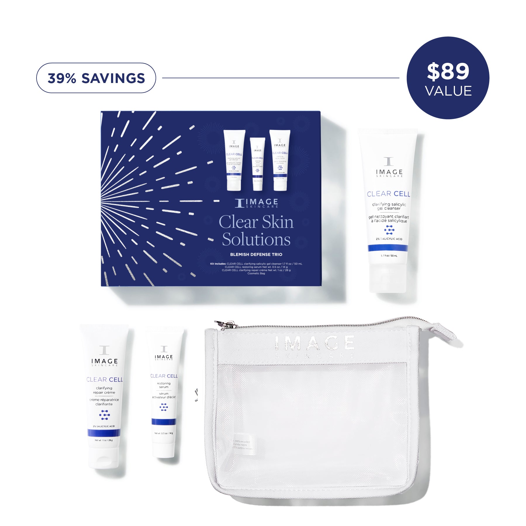 Clear Skin Solutions Blemish Defense Trio