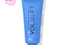 Blue tube of VOL.U.LIFT skincare product on a white background with an award badge.