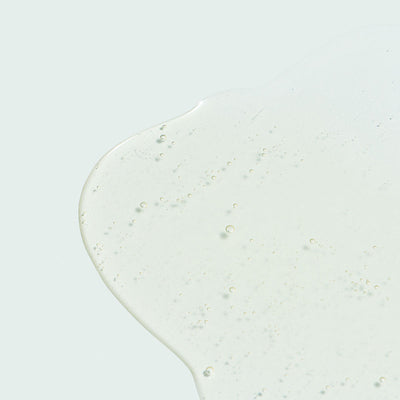 close up texture shot of serum