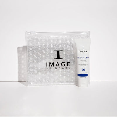 Discovery-size CLEAR CELL clarifying repair crème mini with bubble bag