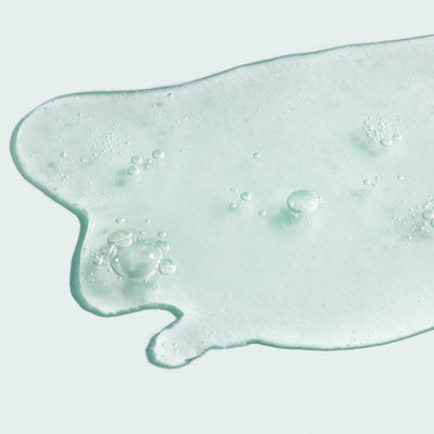 texture shot of serum on light background