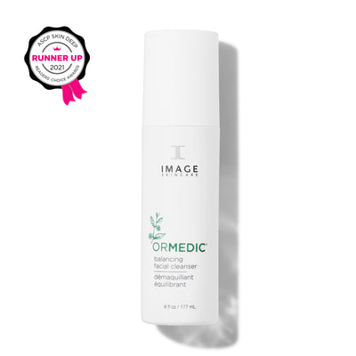 White skincare product container with 'IMAGE' branding on a white background